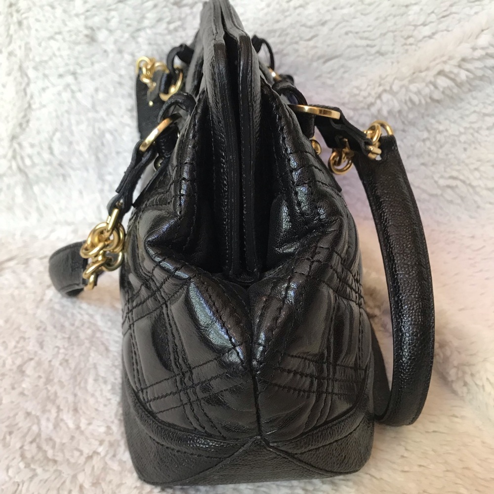 BRAHMIN Black Quilted Leather Handbag - Picture 3 of 8